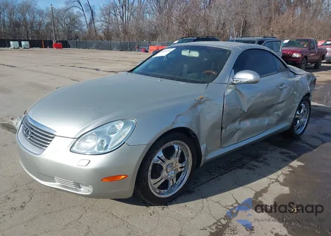 2002 Lexus Sc 430 из США, поврежденный, VIN JTHFN48Y120034477